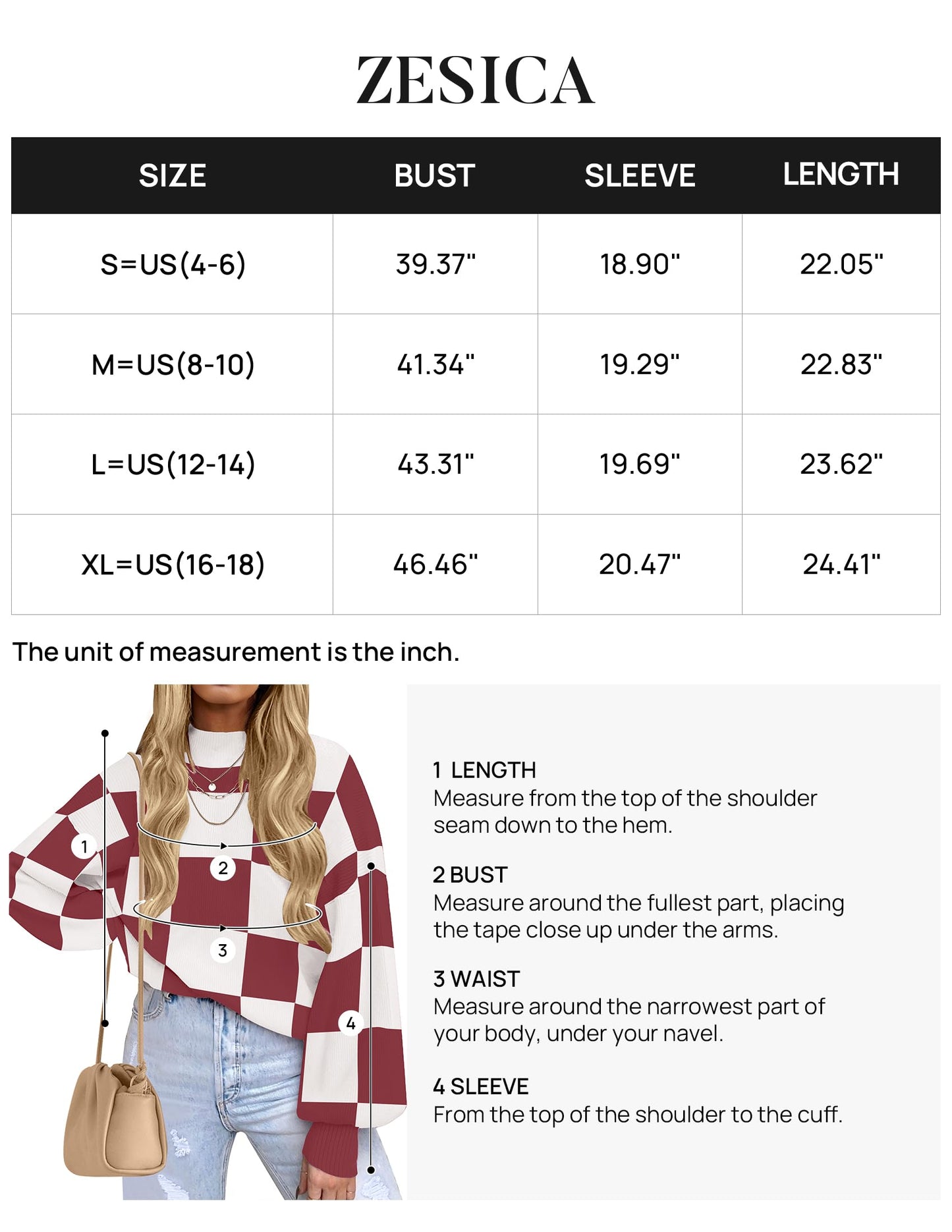 ZESICA Women's 2024 Fall Fashion Turtleneck Long Sleeve Striped Ribbed Knit Loose Pullover Sweater Tops