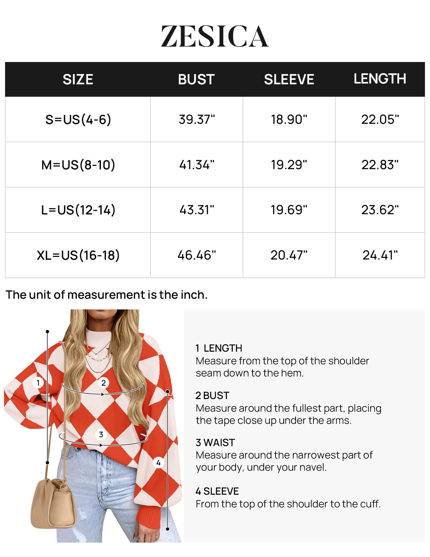 ZESICA Women's 2024 Fall Fashion Turtleneck Long Sleeve Striped Ribbed Knit Loose Pullover Sweater Tops