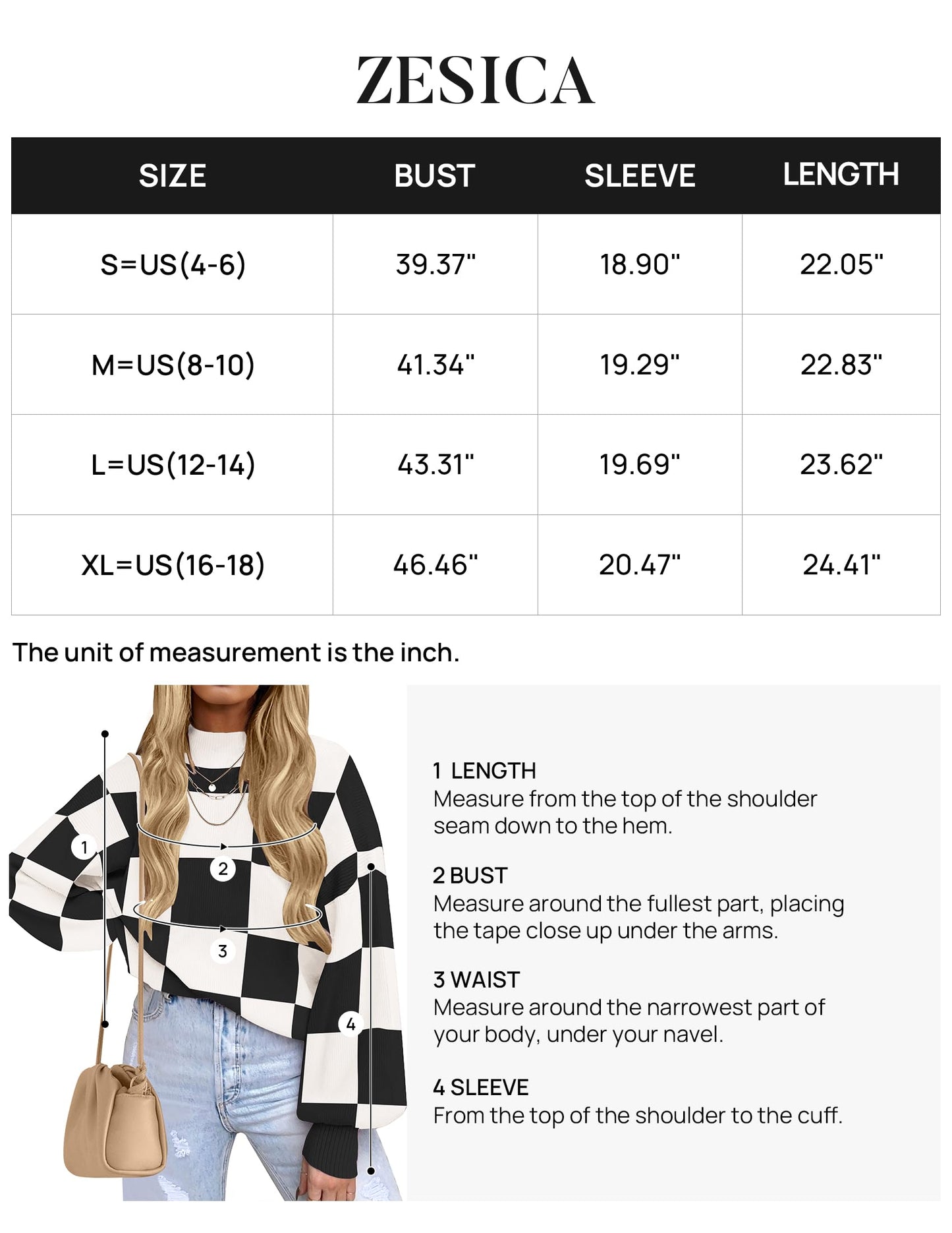 ZESICA Women's 2024 Fall Fashion Turtleneck Long Sleeve Striped Ribbed Knit Loose Pullover Sweater Tops