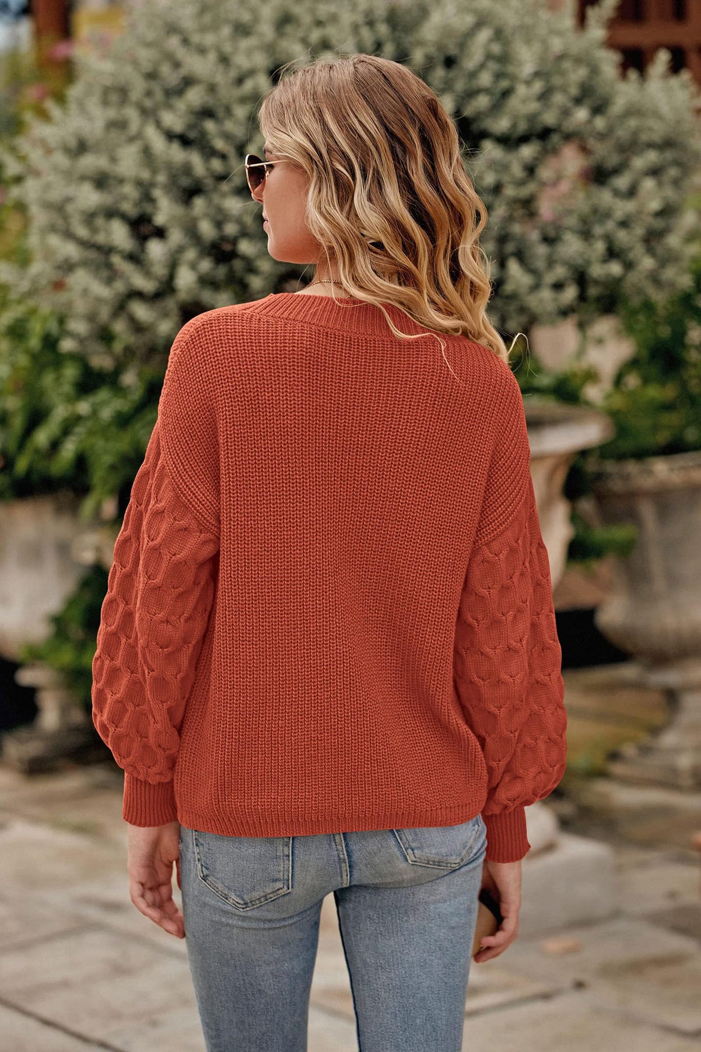 PRETTYGARDEN Women's 2024 Winter Pullover Sweater Casual Long Sleeve Crewneck Loose Chunky Knit Jumper Tops Blouse