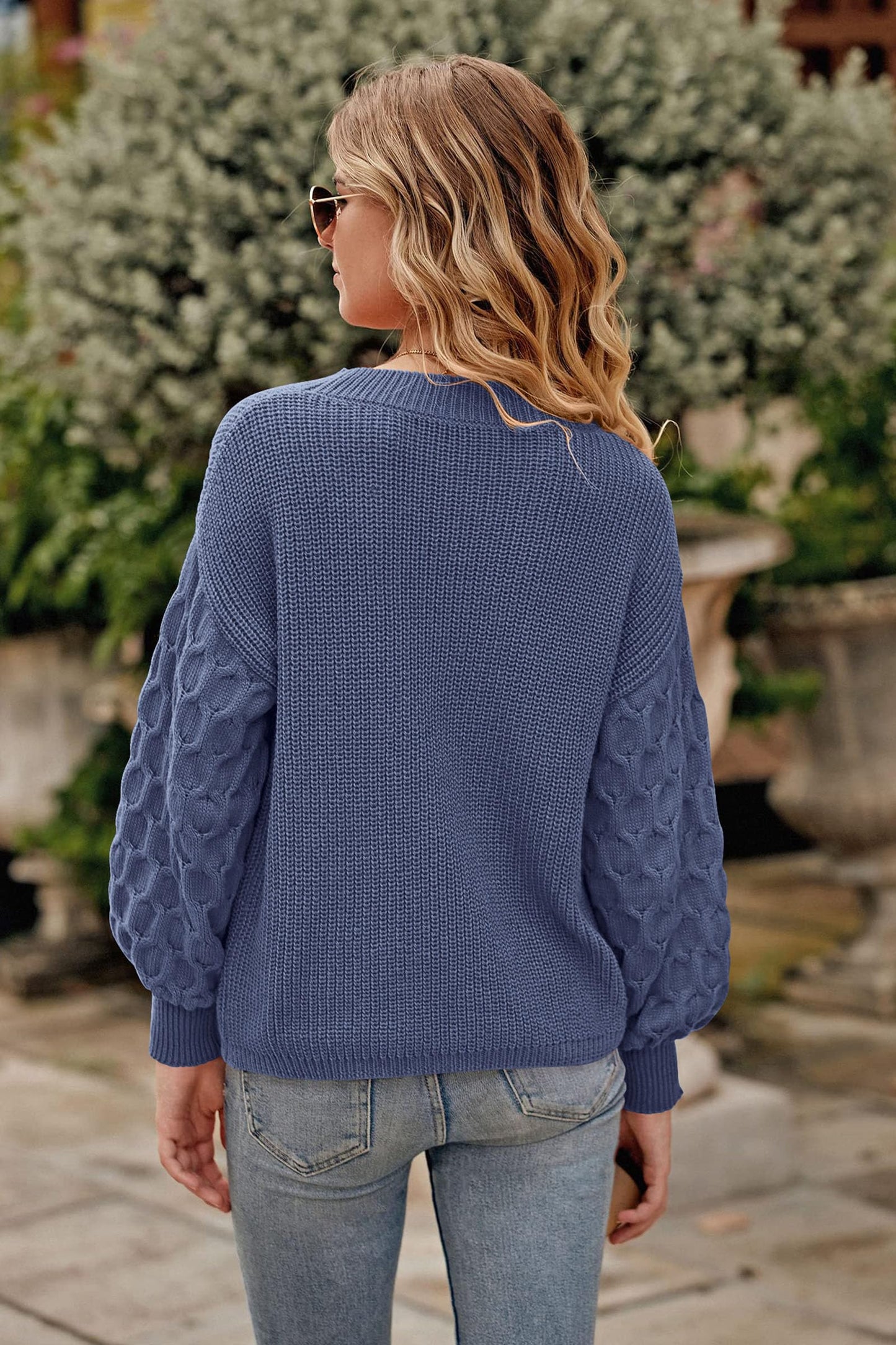 PRETTYGARDEN Women's 2024 Winter Pullover Sweater Casual Long Sleeve Crewneck Loose Chunky Knit Jumper Tops Blouse