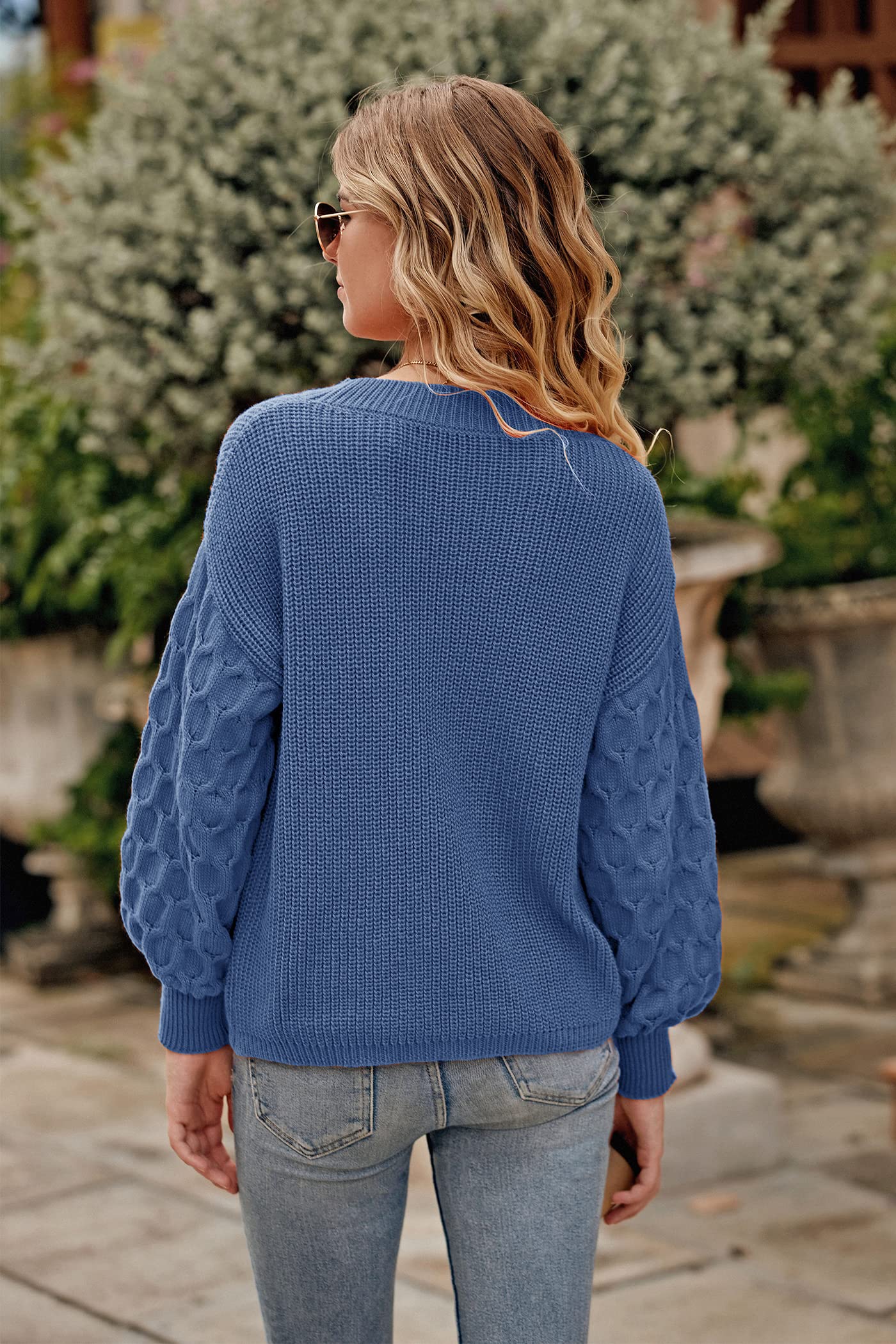 PRETTYGARDEN Women's 2024 Winter Pullover Sweater Casual Long Sleeve Crewneck Loose Chunky Knit Jumper Tops Blouse