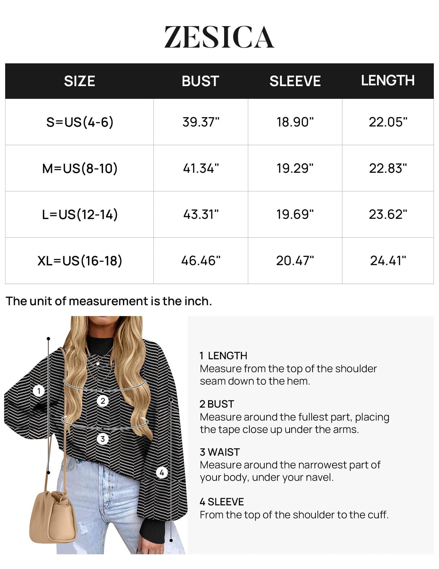 ZESICA Women's 2024 Fall Fashion Turtleneck Long Sleeve Striped Ribbed Knit Loose Pullover Sweater Tops